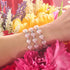 Blushing Breeze | Crystal Heart Bracelet